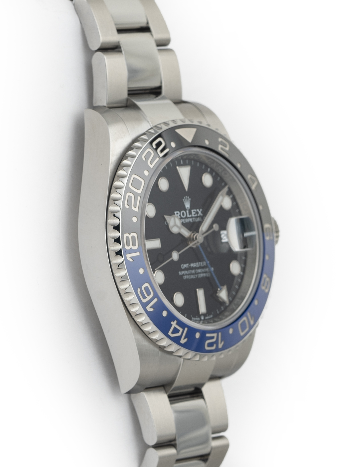 How to Photograph a Watch to Sell Online – The Basics & Layout Rolex GMT-Master II Batman Stainless Oyster Bracelet Black N Blue Ceramic Bezel - Brand New Sept 2022