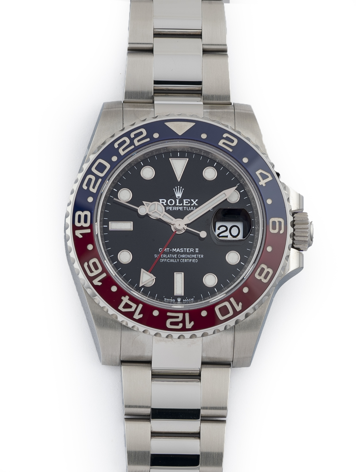 Rolex GMT-Master II Stainless Steel BLRO Oyster 40mm Stainless Steel Black 126710BLRO