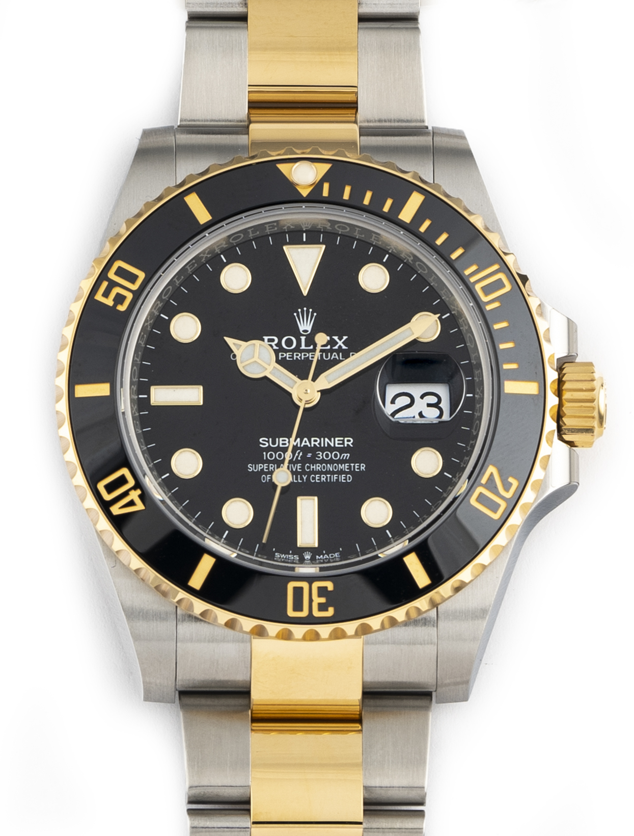 Rolex Submariner Date 41mm Black Dial Two Tone 126613LN