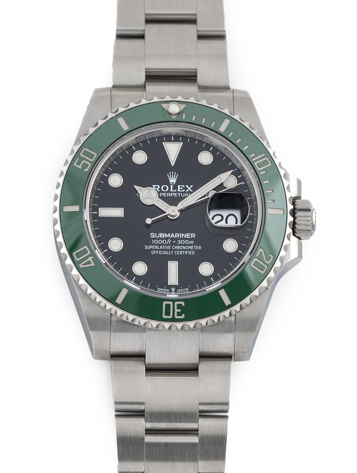 Rolex Submariner Date 41mm Stainless Steel Starbucks Green Ceramic 126610LV