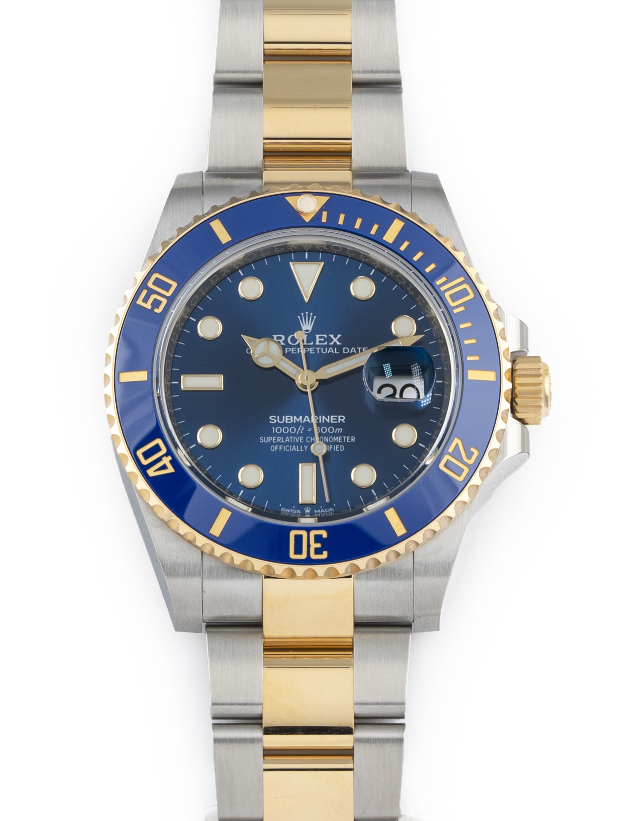 Rolex Submariner Date 41mm Two Tone Blue Dial 126613LB