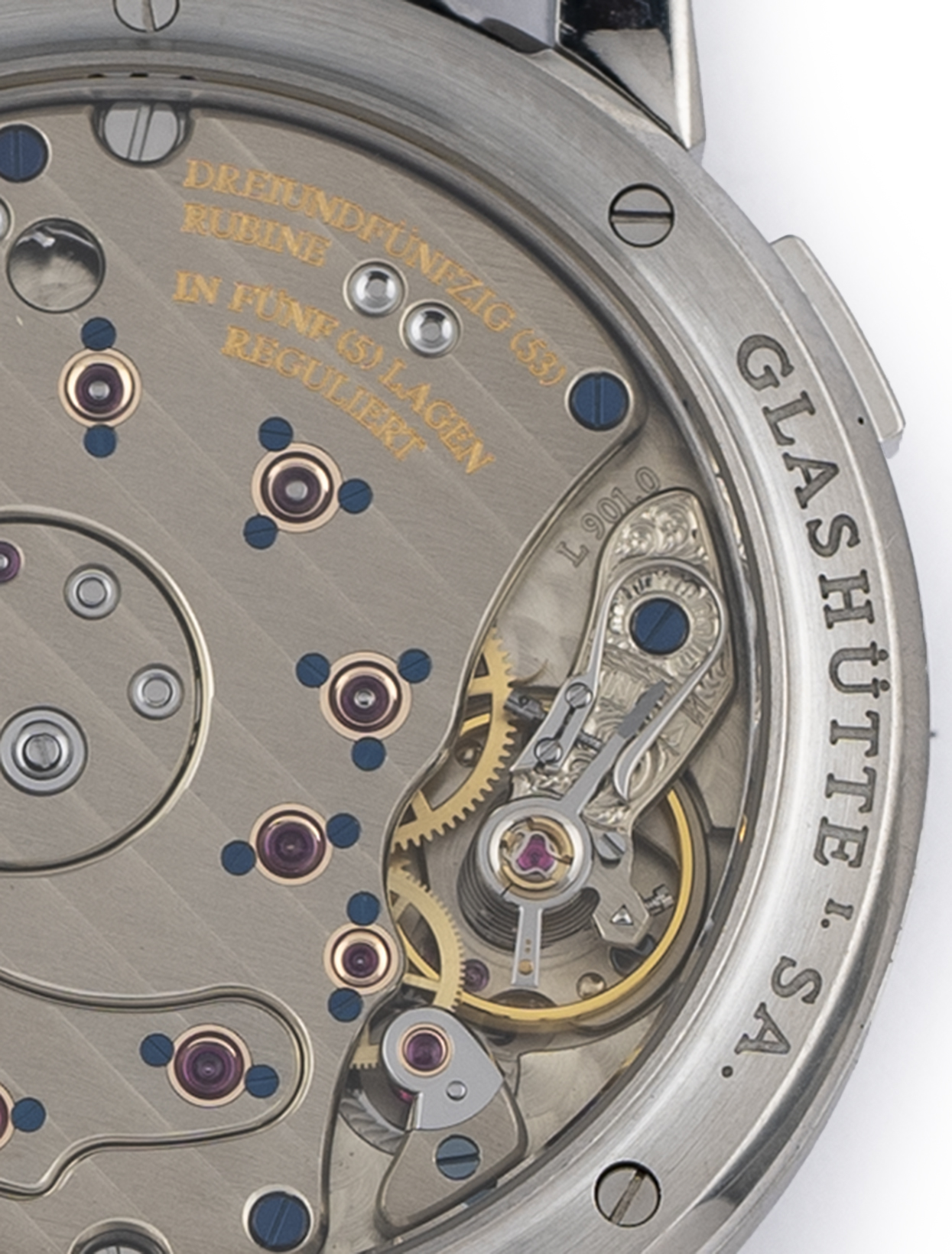 A. Lange & Söhne Lange 1 Platin Solid & Exhib Caseback 101.005