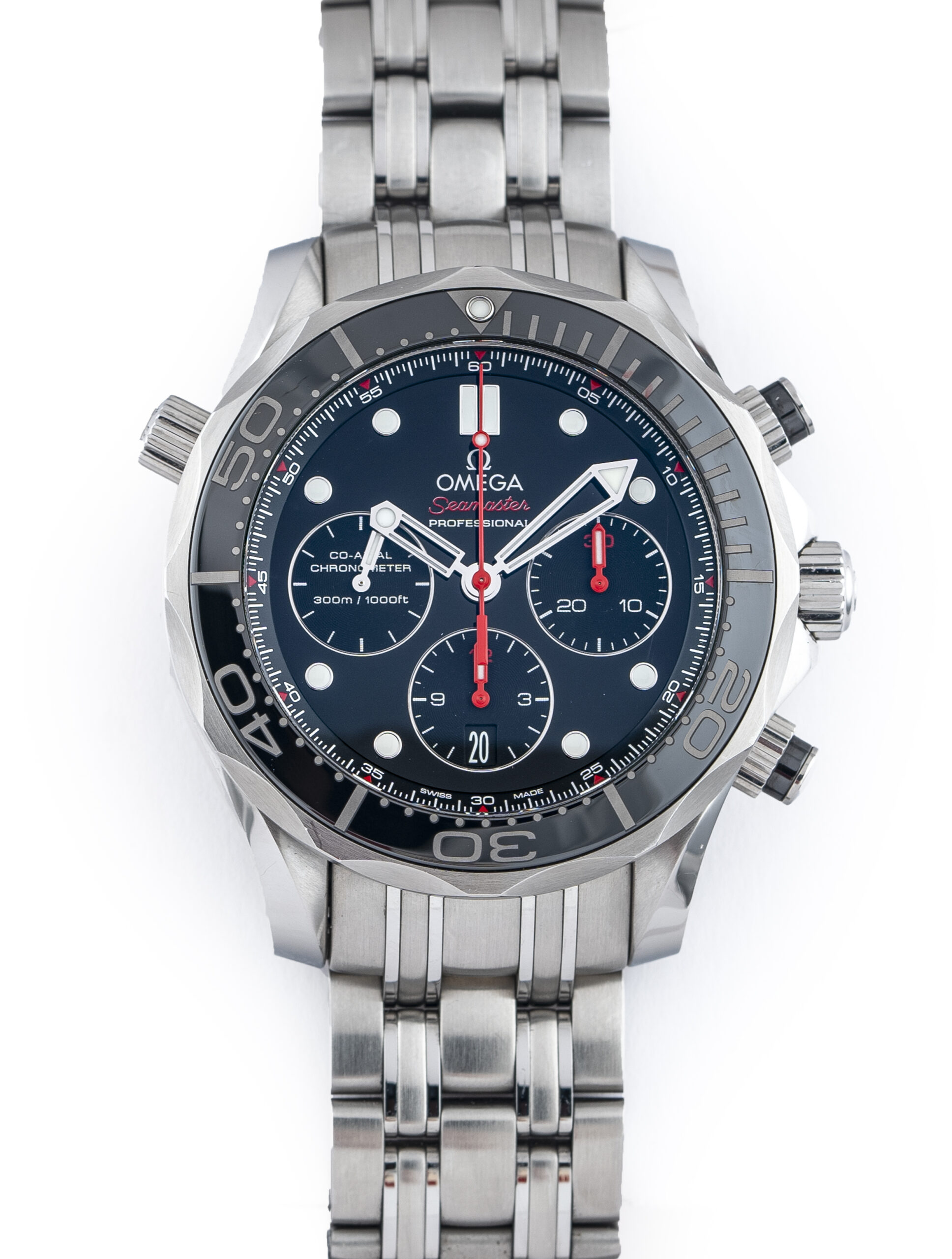 Omega Seamaster Diver 300 M Co-Axial Chronograph 44mm Stainless Steel - 212.30.44.50.01.001