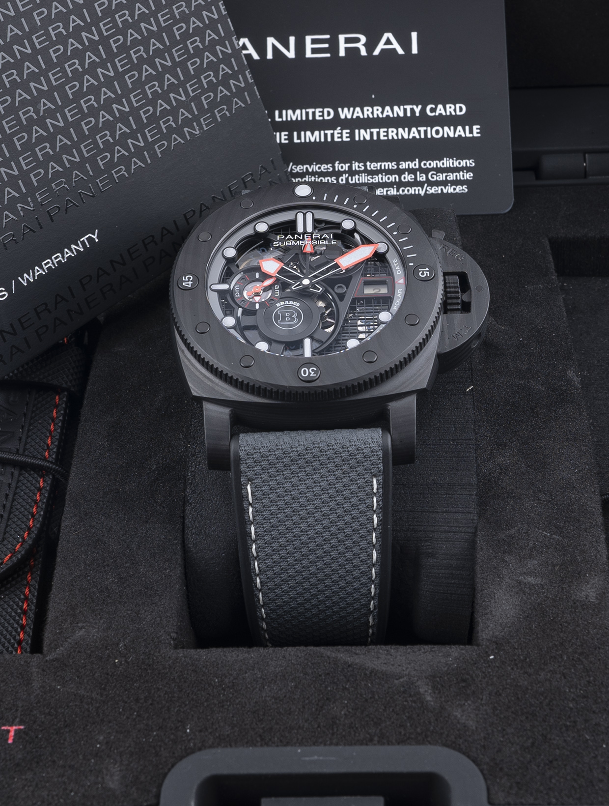 Panerai Submersible Brabus 'Black Ops' 47 Carbotech Skeleton PAM01240