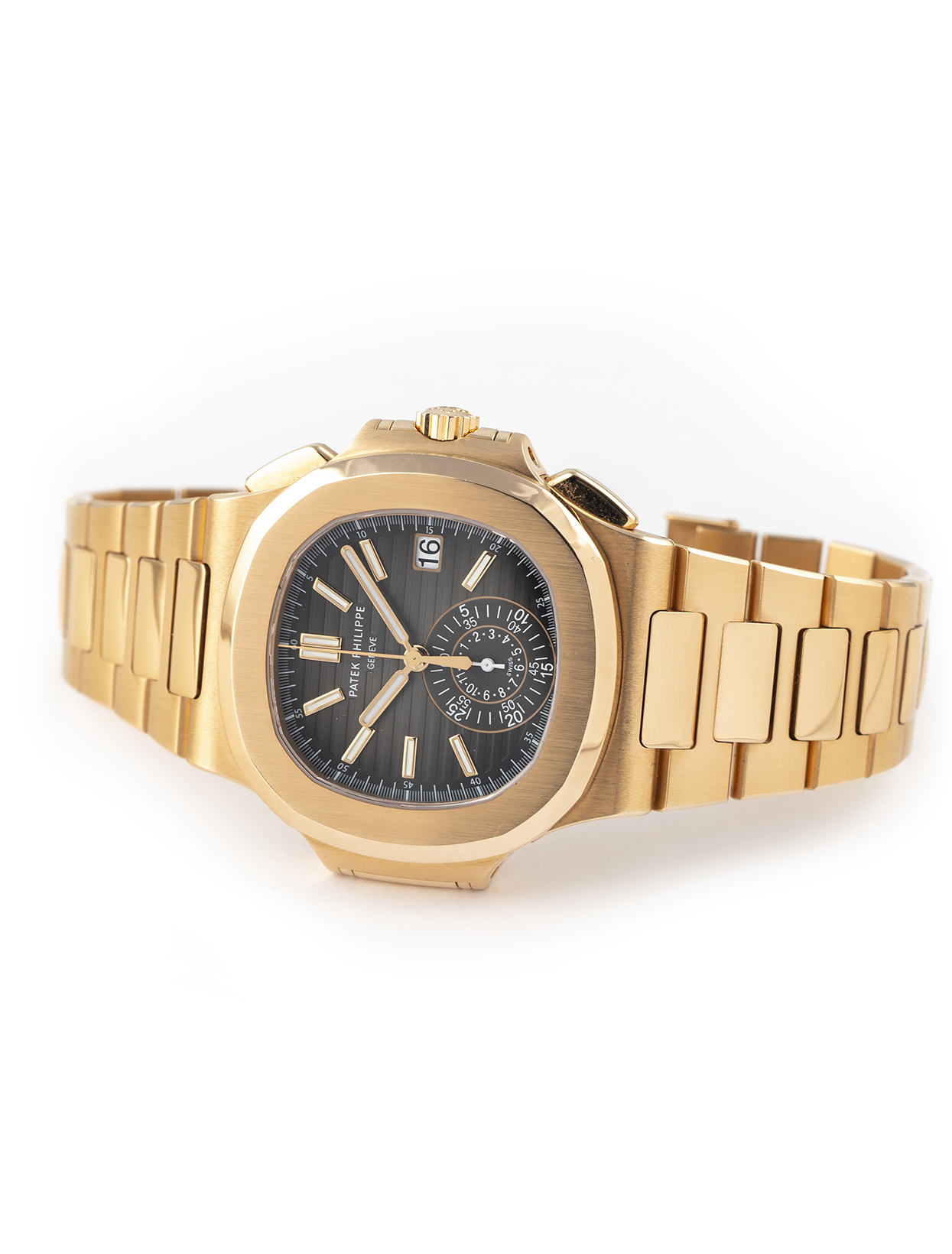 Patek Philippe Nautilus 40MM 18K Rose Gold Chronograph Watch 59801R-001