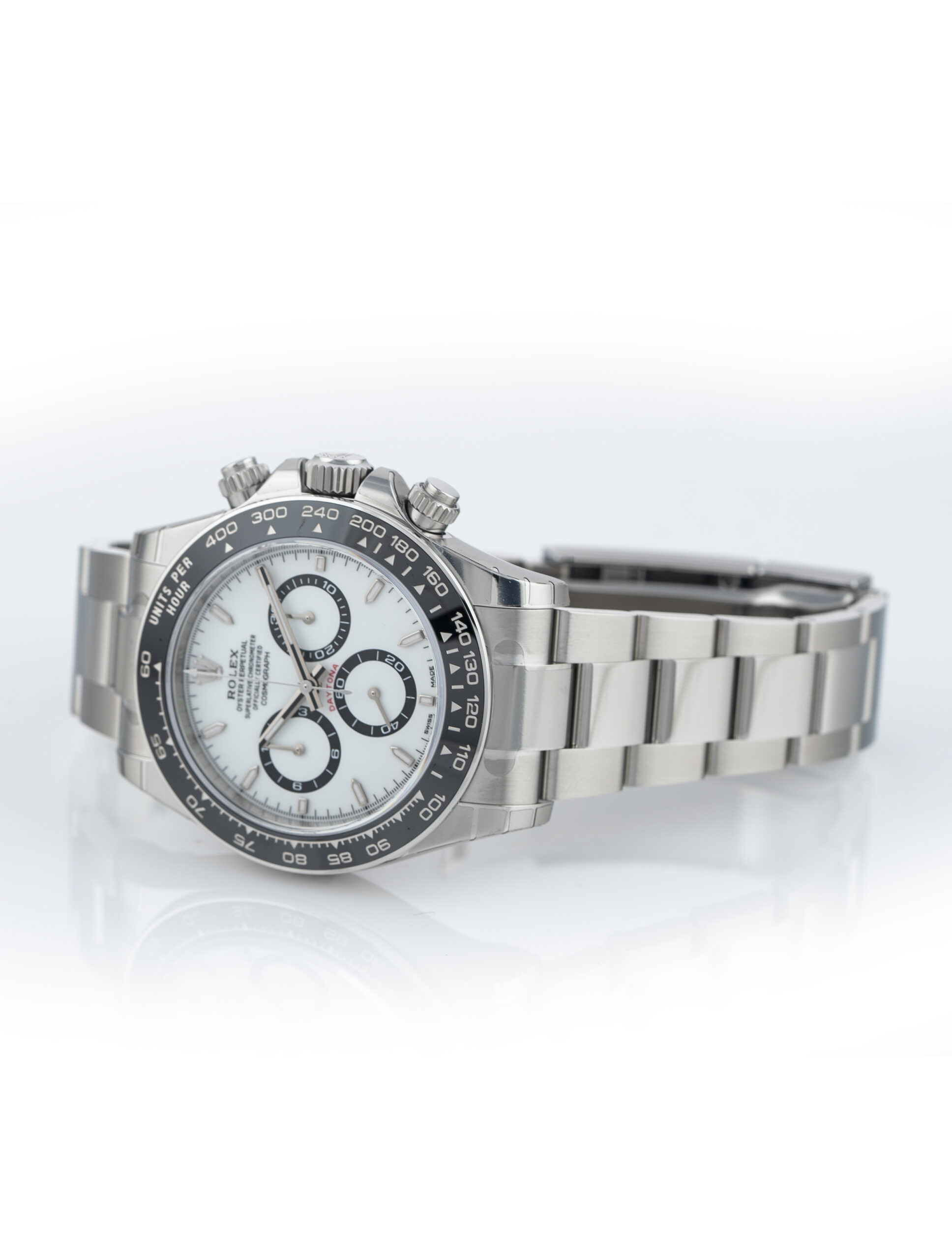 Rolex Daytona Chronograph 40mm Stainless Steel Ceramic Bezel White Panda Dial 126500LN