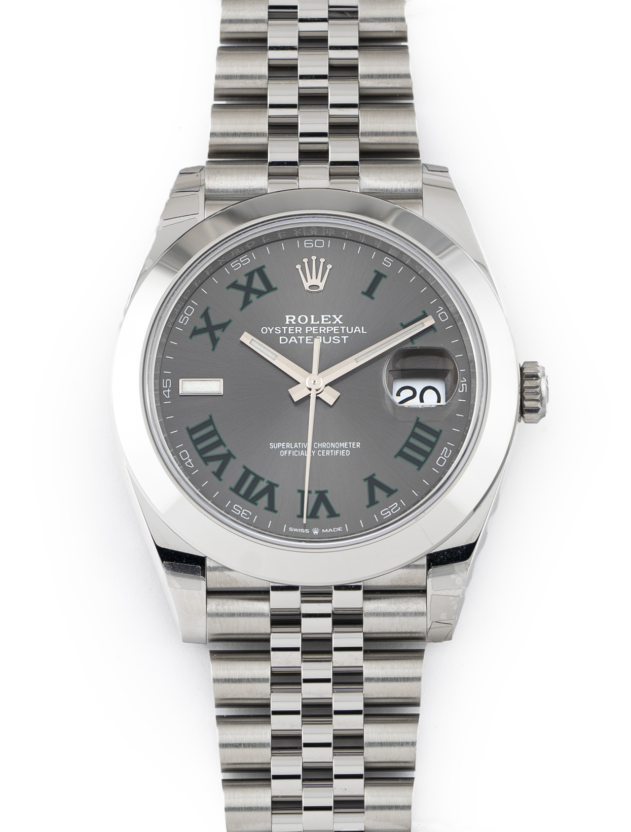 Rolex Datejust 41mm Smooth Jubilee Wimbledon 126300