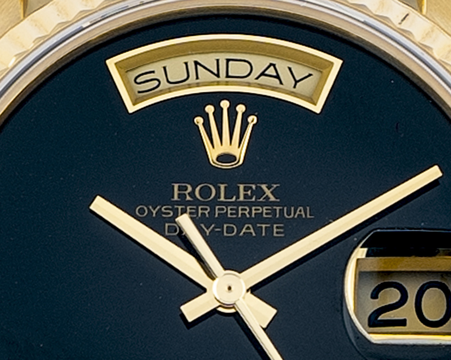 Rolex Day-Date Day Display