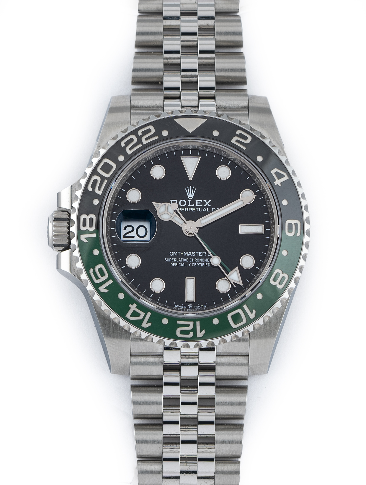 Rolex GMT-Master II Sprite Jubilee 40mm Steel Green N Black 126720VTNR