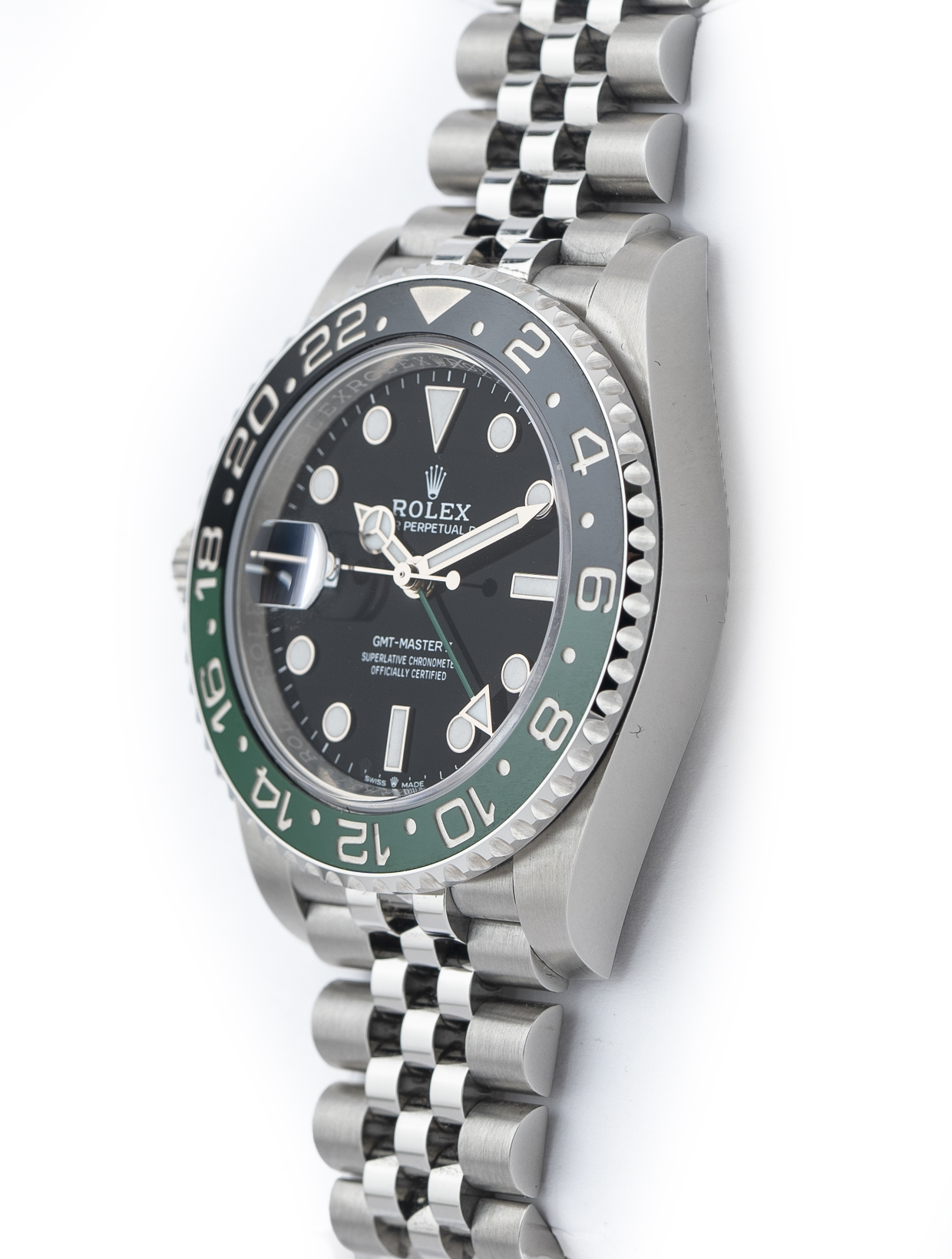 Rolex GMT-Master II Sprite Jubilee 40mm Steel Green N Black 126720VTNR