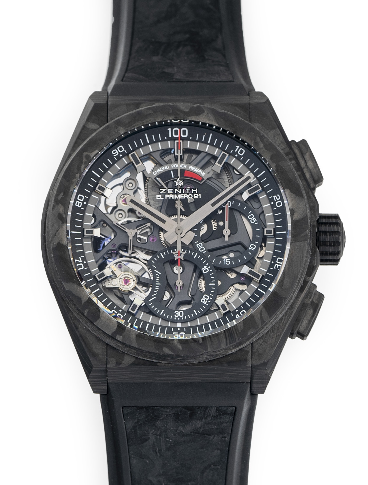 Zenith Defy El Primero 21 Carbon 44mm Skeleton Dial