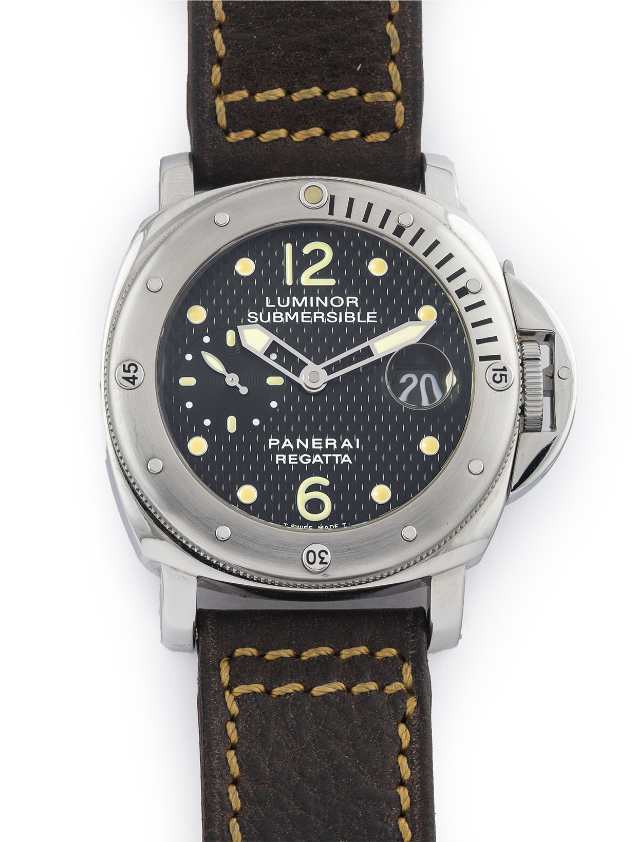 Panerai Luminor Submersible Regatta Laureus Limited Edition G100-500 44mm Stainless Steel Woven Black Dial  PAM199