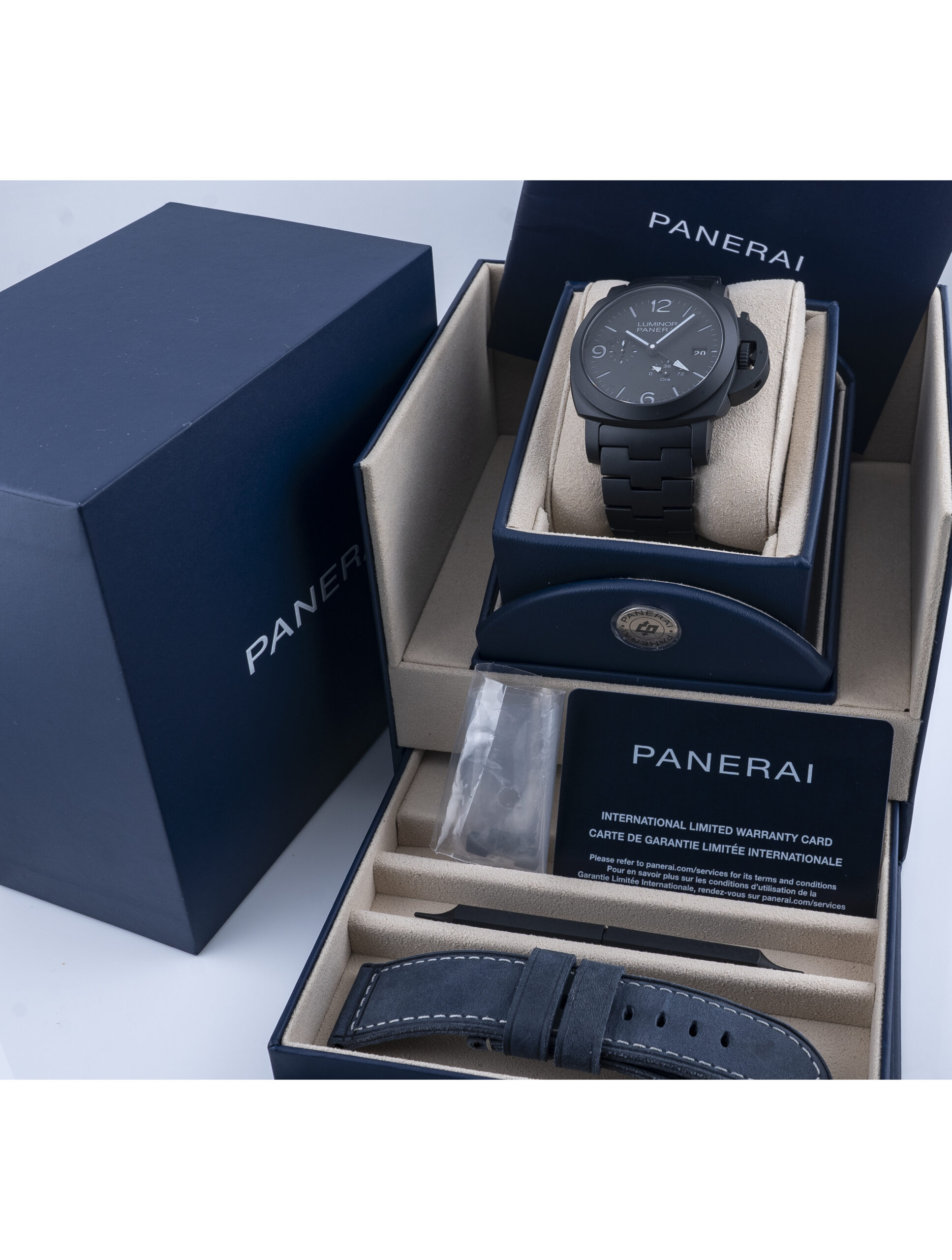 Panerai Luminor GMT Power Reserve 44mm Ceramica Ref Pam01674