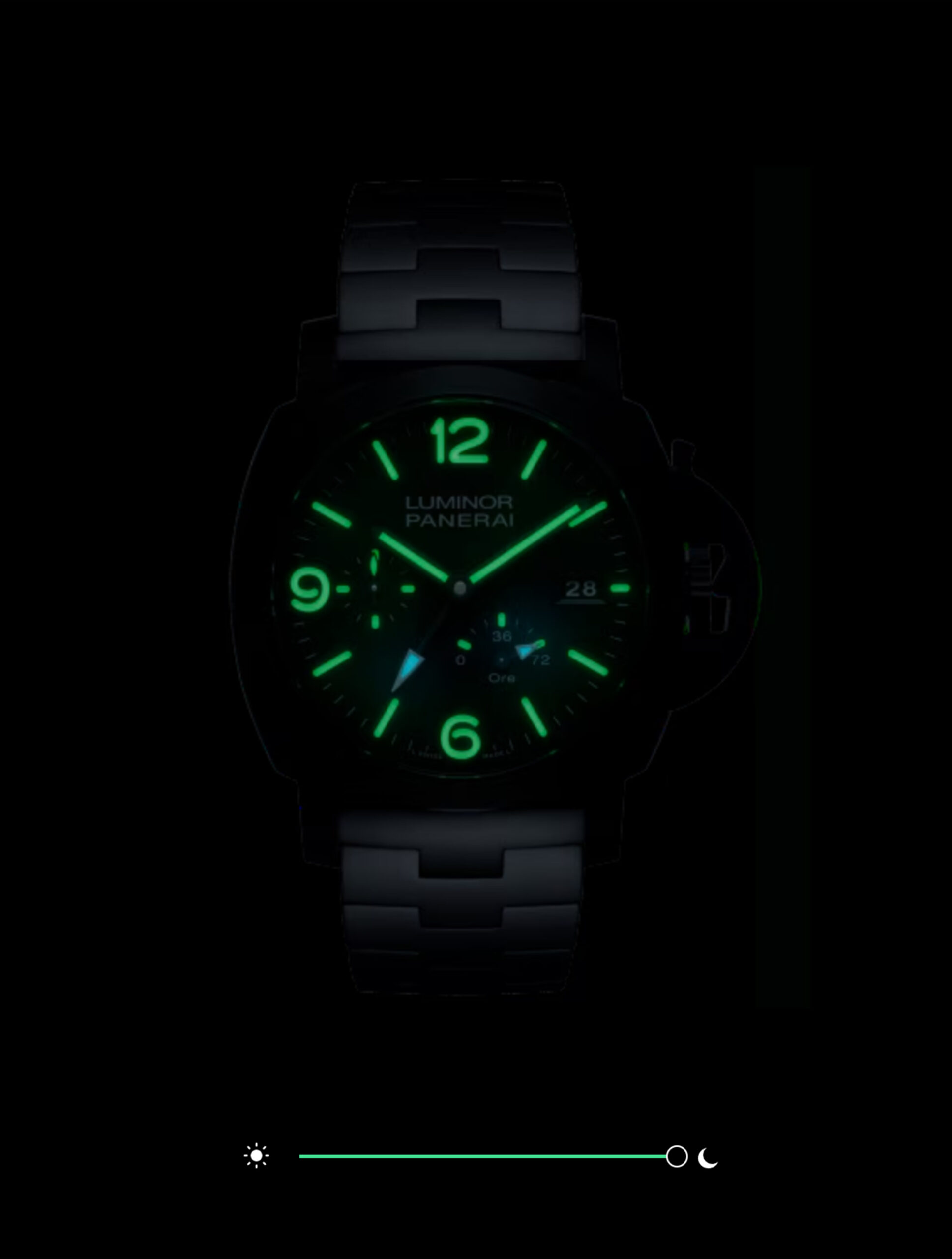 Panerai Luminor GMT Power Reserve 44mm Ceramica Ref Pam01674