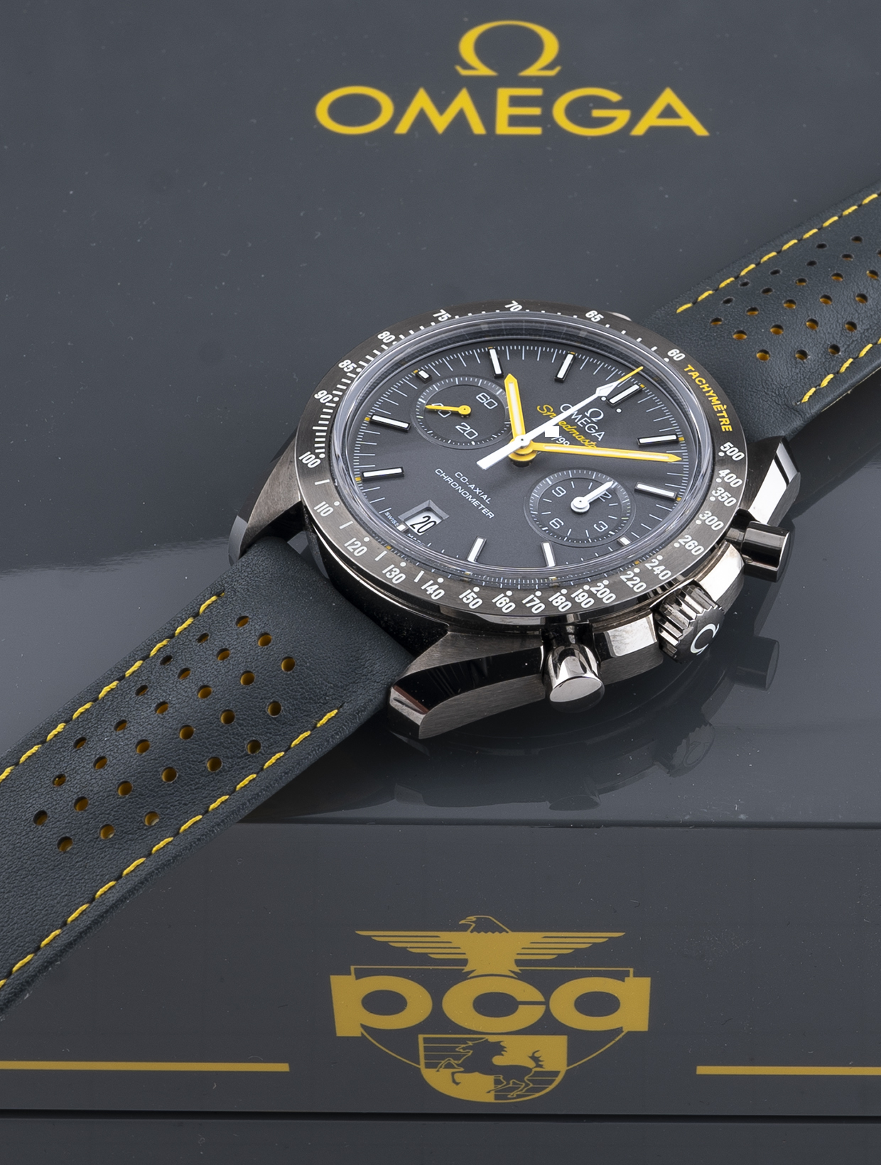 Omega Speedmaster Grey Side of the Moon Porsche Club of America PCA Members Only Special -Edition -16