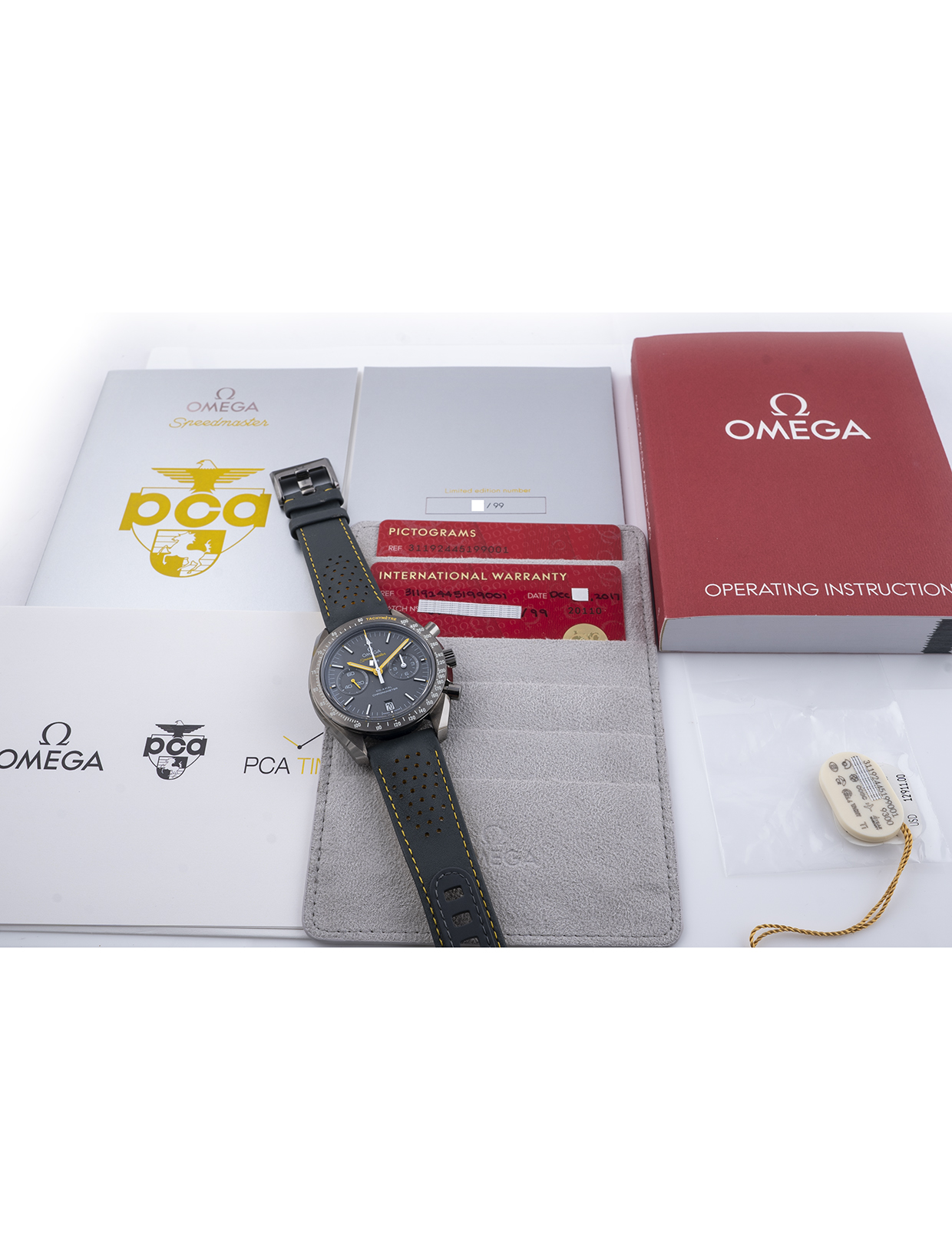 Omega Speedmaster Grey Side of the Moon Porsche Club of America PCA Members Only Special -Edition -6