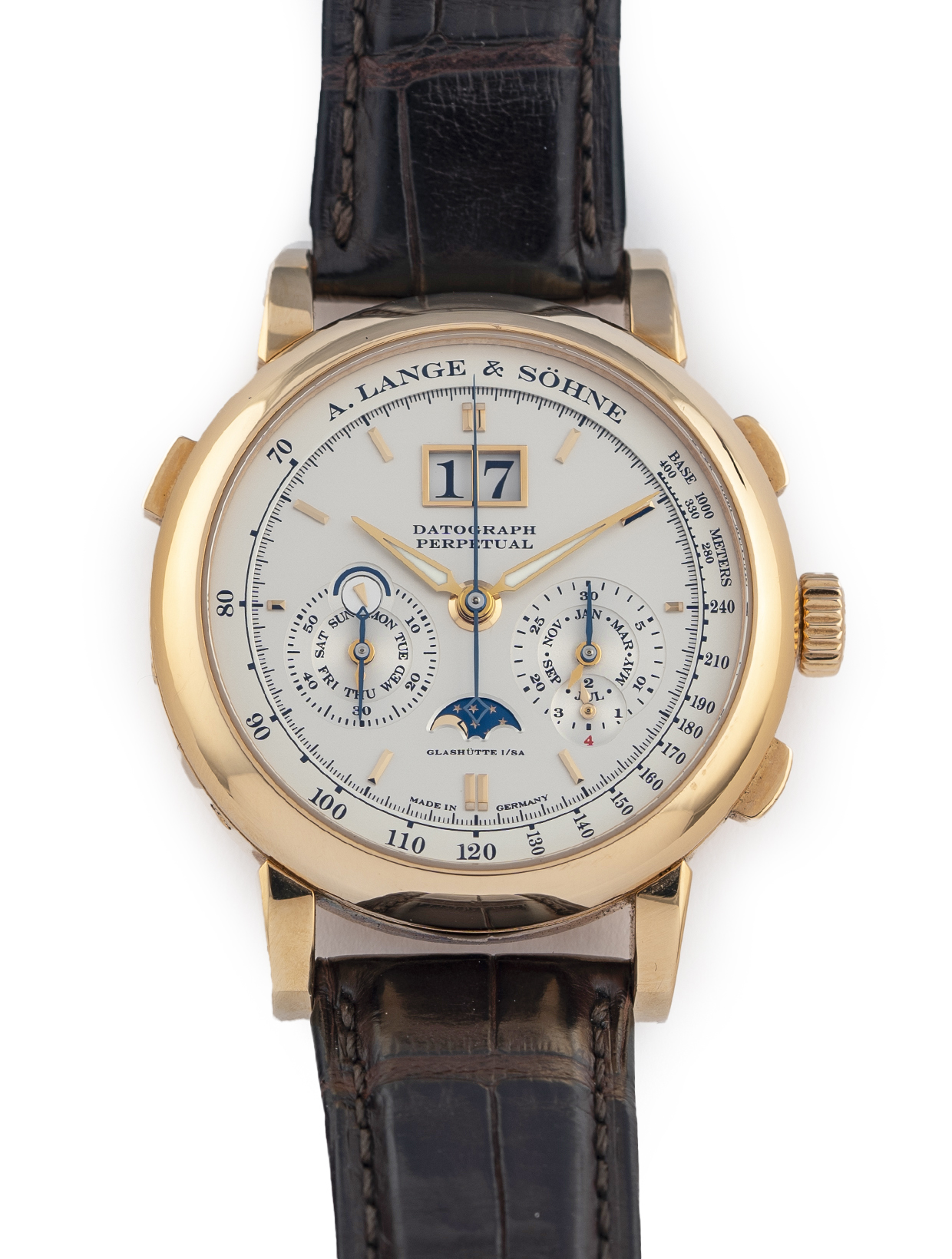 A. Lange & Söhne Datograph Perpetual Calendar 18k Rose Gold Ref. 410.032