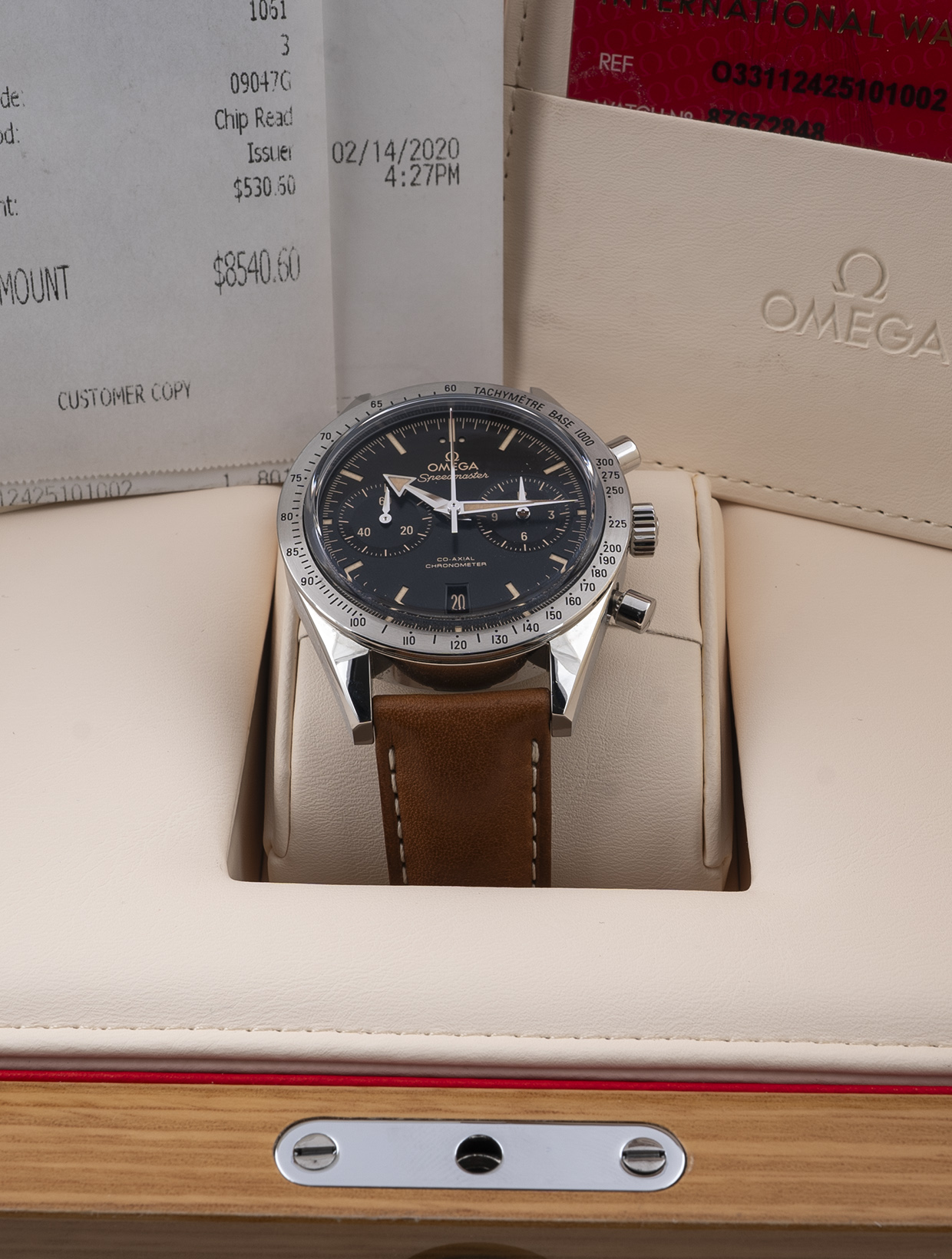 Omega Speedmaster '57 40.5mm Stainless Steel Black Dial Ref. 332.12.41.51.01.001